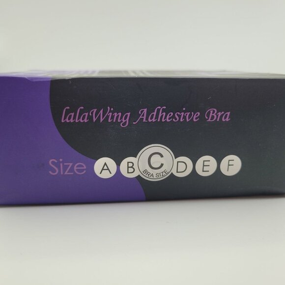 LalaWing Strapless Adhesive Bra Size C Non Toxic Sticky Washable Reusable New - Picture 3 of 6